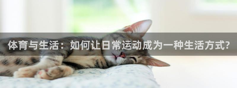 体育与生活：如何让日常运动成为一种生活方式?