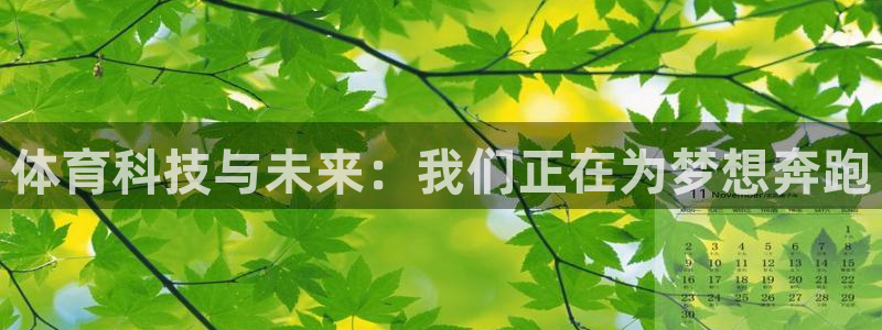 体育科技与未来：我们正在为梦想奔跑
